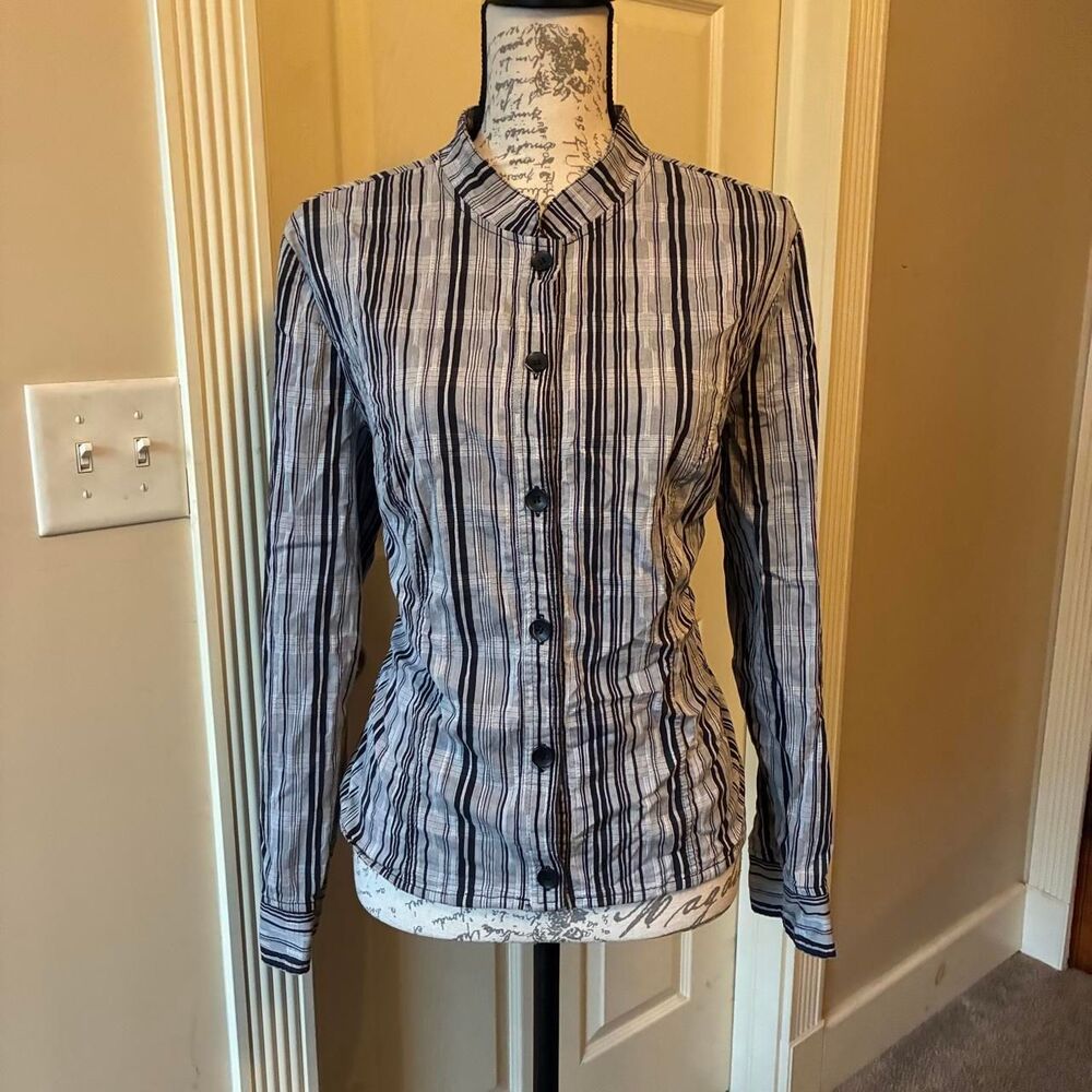 Christopher-banks Women's Grey and Black Blouse